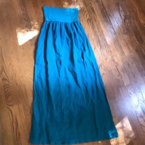 Teal Fabrik dress